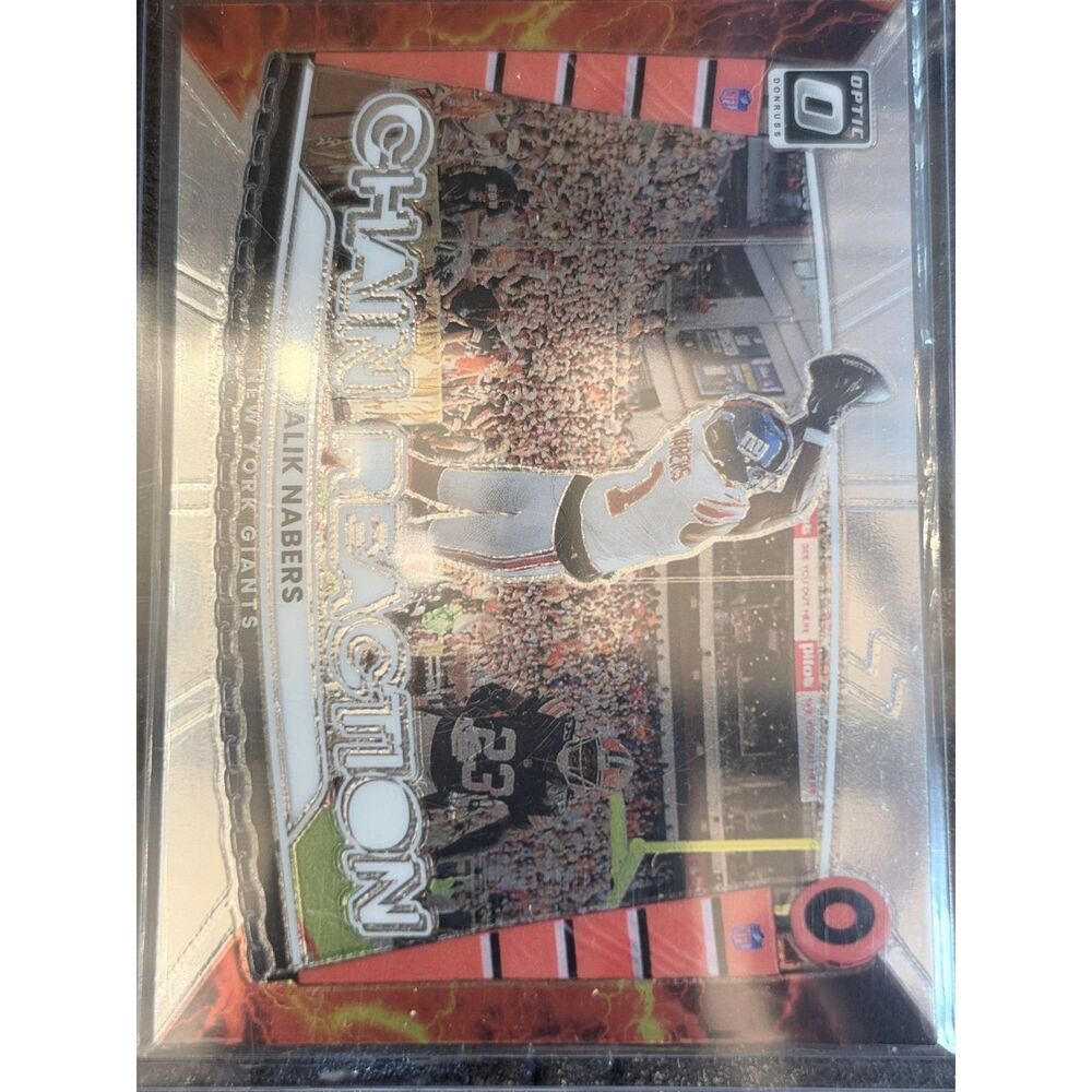 2025 Donruss Optic Chain Reaction Malik Nabers #2 New York Giants